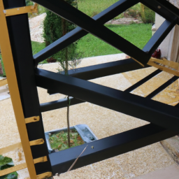 Création de pergola avec toiture véranda en PVC Oignies